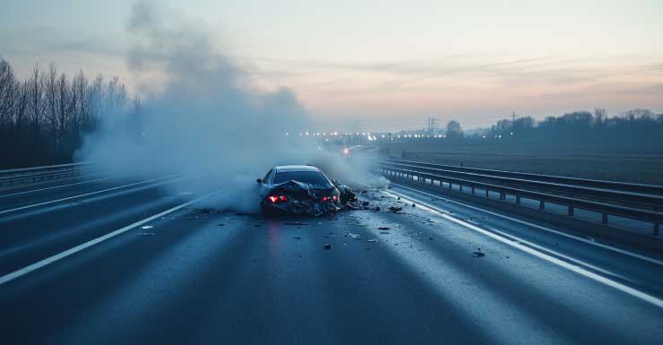 Driver dies in fiery single-vehicle crash on County Road 474