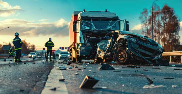 Driver killed when Honda Civic rear-ends tractor-trailer on Pine Avenue in Ocala