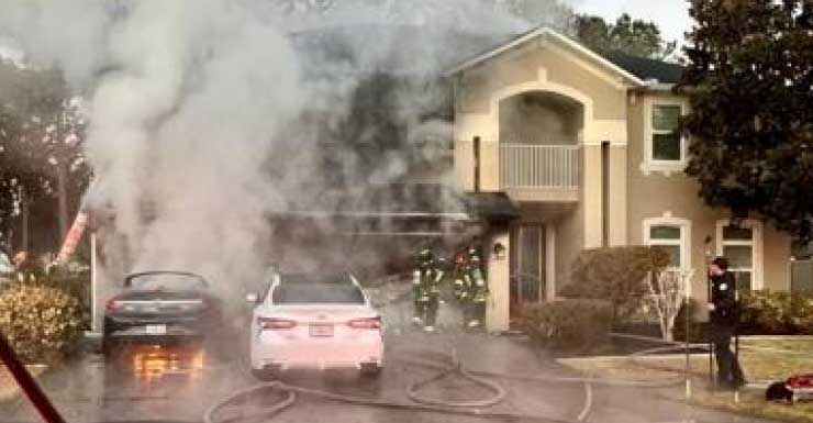 Electrical Fire Damages Land O’ Lakes Home; Residents Escape Safely
