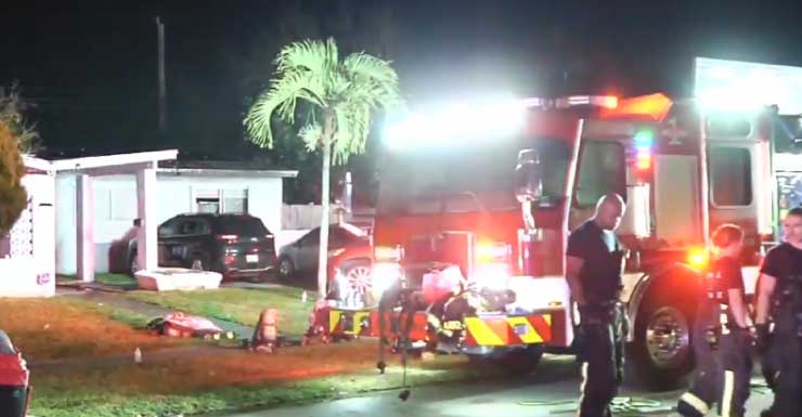 Family of 3 forced out after fire breaks out at Lauderhill home