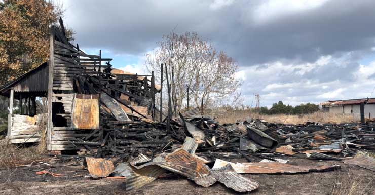 Fire destroys historic 'Old Tucker Home' erasing piece of Polk County history