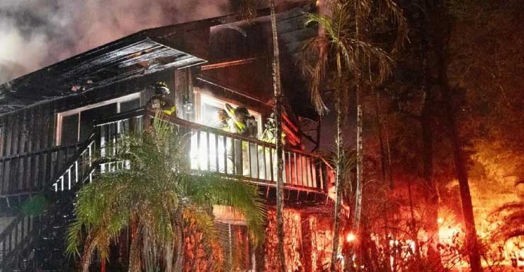 GALLERY: Inferno devours Palm Beach County two-story home, 22 fire units swarm scene