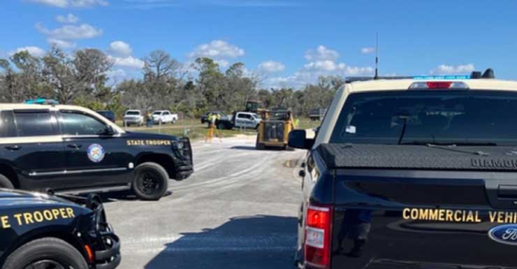 Pedestrian killed after being run over by dump truck in Parrish