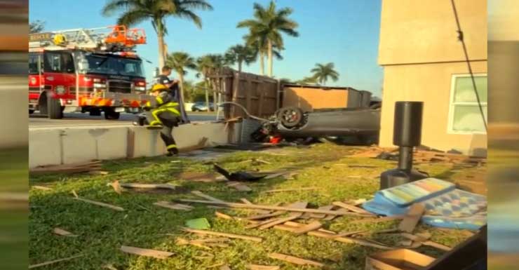 Police investigate after driver slams into Margate home; no injuries reported