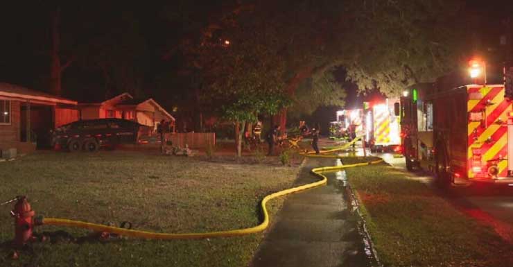 Residents safely evacuate as crews respond to house fire in Warrington area