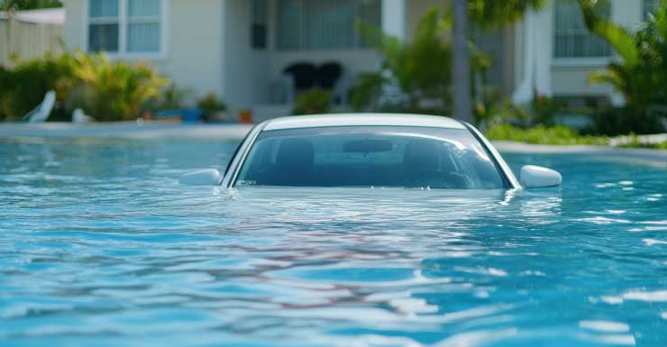 SUV crashes into pool area in Fort Pierce, killing woman