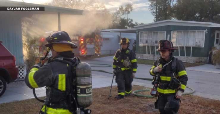 'The entire foundation underneath is gone': Largo family loses home in morning fire, forced to start over