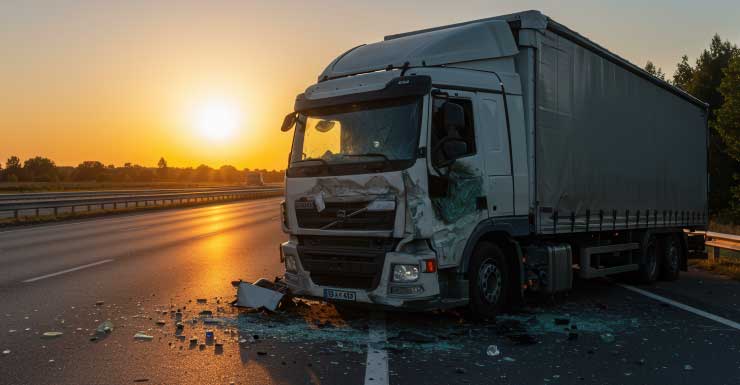 Tractor trailer fire blocks right lanes on SB I-95 near Blue Heron Blvd. in Riviera Beach
