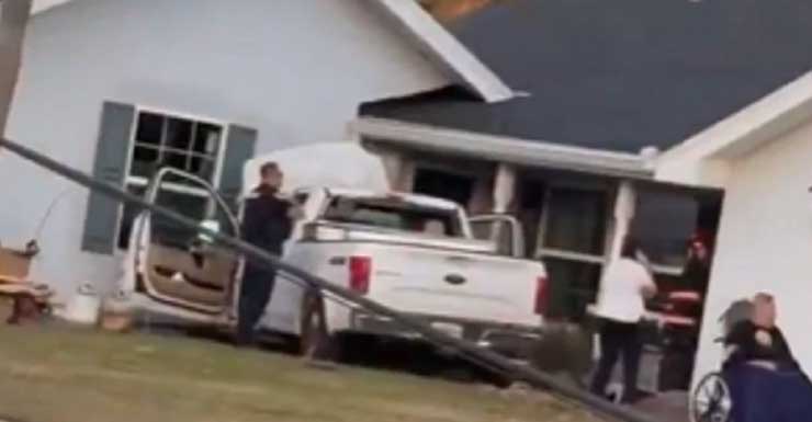 Truck hits FPL utility pole, crashes into home in Port St. Lucie