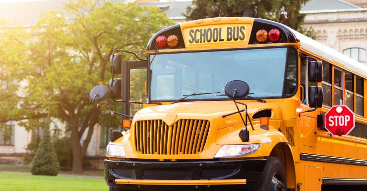 Two hospitalized after school bus crash in Royal Palm Beach