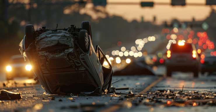 Two women airlifted after I-10 rollover crash in Jackson County