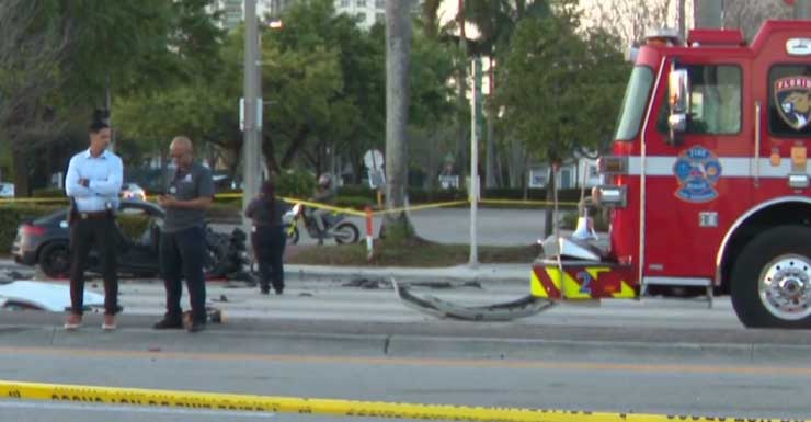 3 injured in Fort Lauderdale crash; 1 in critical condition