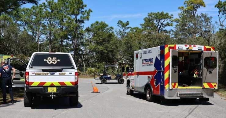 Child hospitalized with serious injuries after rollover golf cart crash in Midway