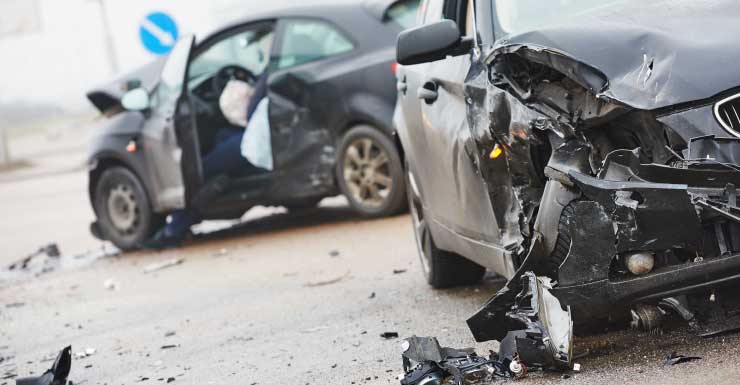 Crash prompts detours near Palm Beach International Airport