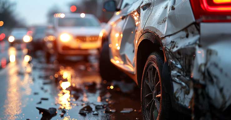 Man drives off road and hits two empty vehicles in fatal Orlando crash