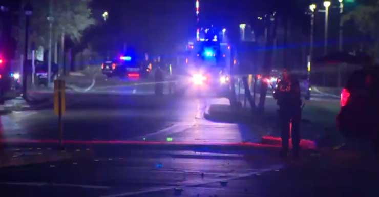 Riviera Beach officer hospitalized after patrol car hits utility pole, then tree