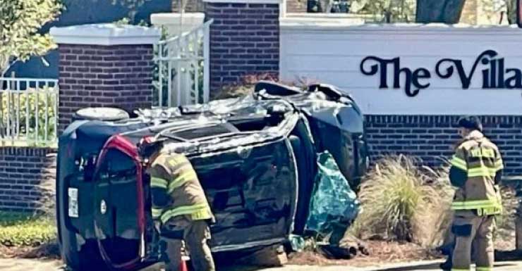 Rollover crash leads to traumatic injury in The Villages