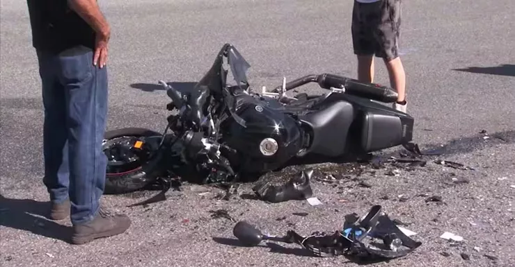 Motorcyclist injured in crash that snarled traffic Friday morning on Palm Valley Road