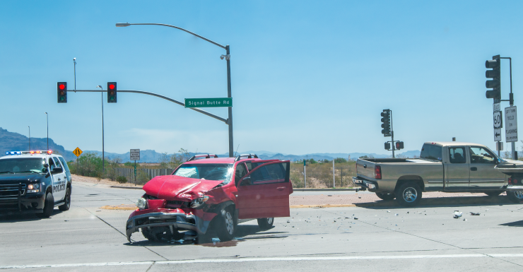 2 children hospitalized after vehicle crash southwest of Gainesville
