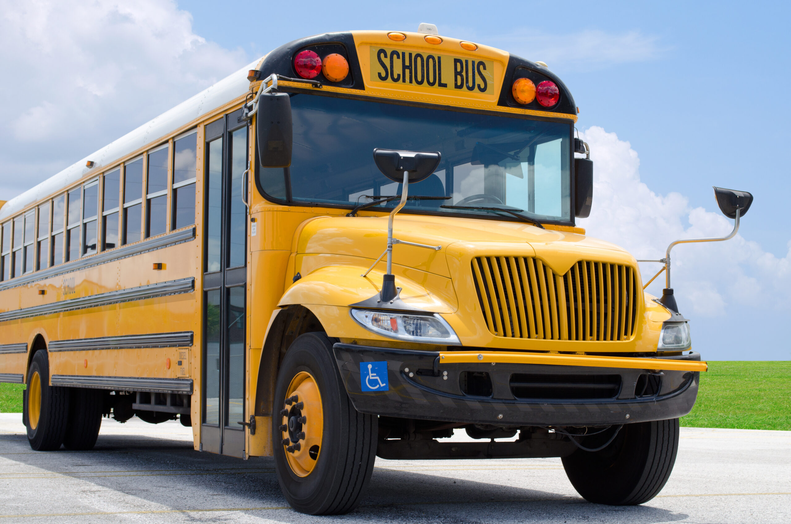 School bus rear-ended by van in Baker County; no injuries reported