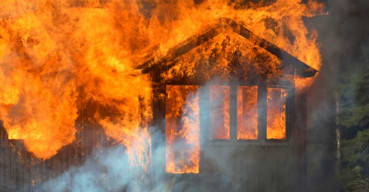 Apartment complex evacuated after fire