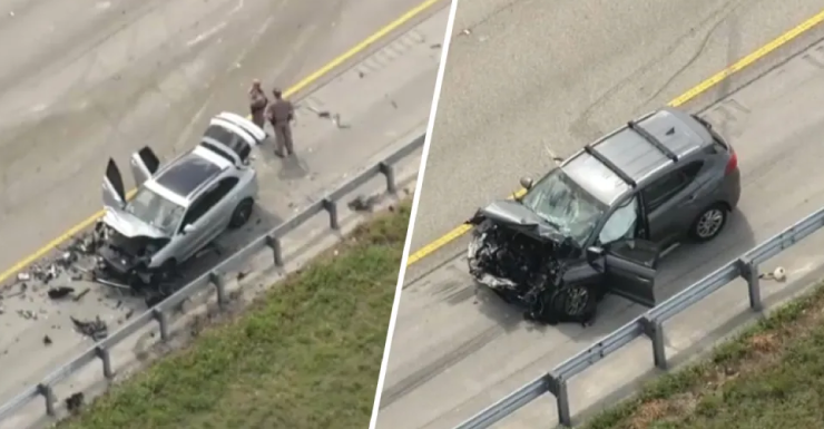 Crash blocks lanes on I-75 at Pines Boulevard