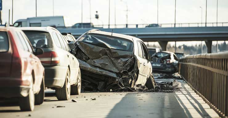 Eastbound lanes of MacArthur Causeway closed after crash, police say