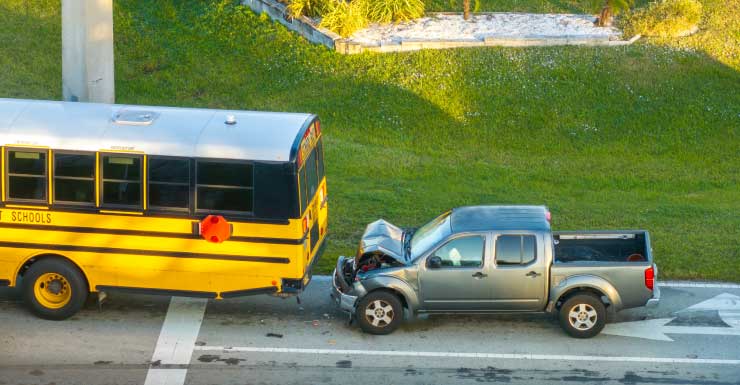 Gainesville man involved in school bus crash in Baker County, no injuries reported