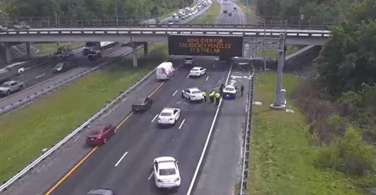 Lanes reopen after crash on I-295 South in Duclay area