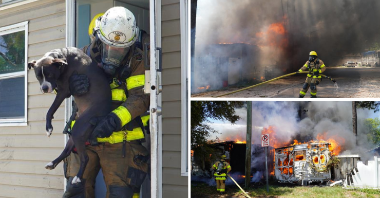 Mobile home fire in Tampa spreads to 4 others amid dry, windy conditions: TFR