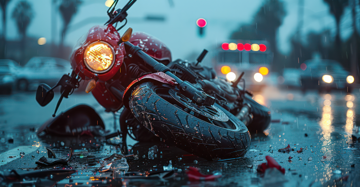 Motorcycle crash closes Martin Luther King Jr. Boulevard at Michigan Avenue