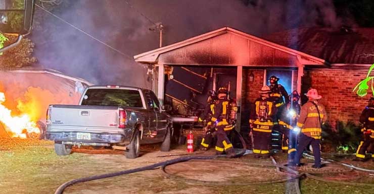 One dead after house fire in Cantonment