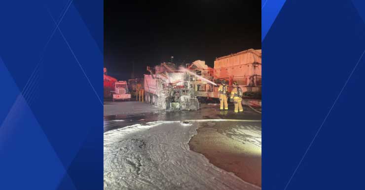 San Carlos Park firefighters extinguish dump truck fire in Lee County