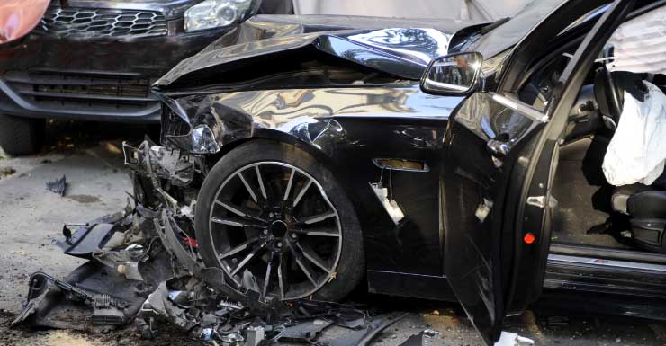 Traffic Alert: Accident in front of GCSC