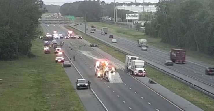 Traffic Alert: Deadly head-on crash closes all lanes of I-10 eastbound at Chaffee Road