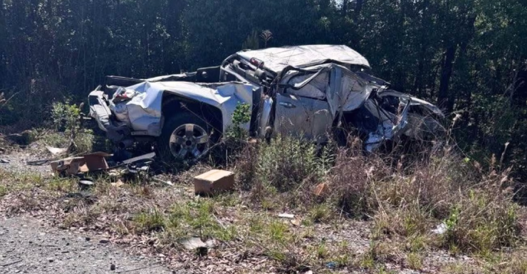 Train collides with pickup truck in Bradford County, driver hospitalized