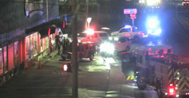 Vehicle catches fire in Panama City