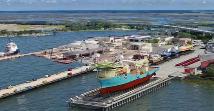Employee dies in accident at BAE Systems Jacksonville shipyard