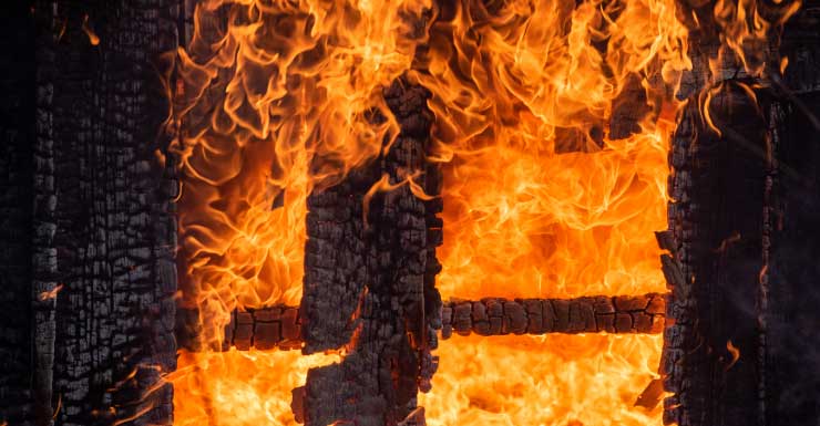 Fire erupts at home in Hollywood; neighbors rush to prevent flames from spreading