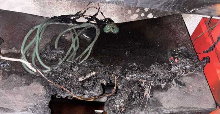 Garage fire extinguished on Floyd Avenue South in Lehigh Acres