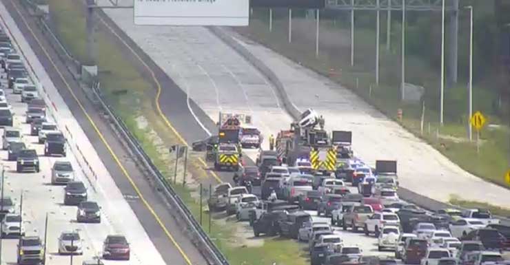 Mother’s Day crash shuts down northbound I-275 in St. Pete