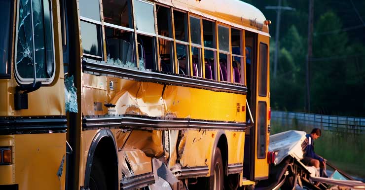 School bus involved in crash on Pondella Rd in Cape Coral