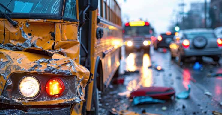 School bus involved in crash on Pondella Rd in Cape Coral