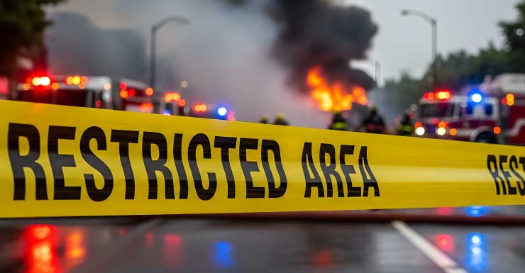 Traffic Alert: Car fire on Leonard C. Taylor and S. Orange Ave. blocks all southbound lanes, 1 northbound lane open