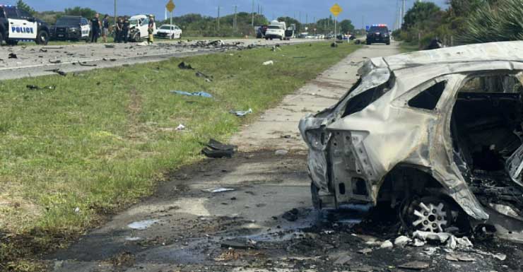 Wrong-way crash on U.S. 1 kills driver, injures four including children