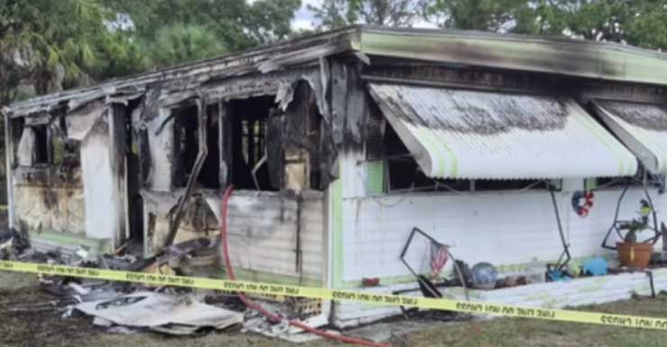 1 person displaced after mobile home fire in Hallandale Beach