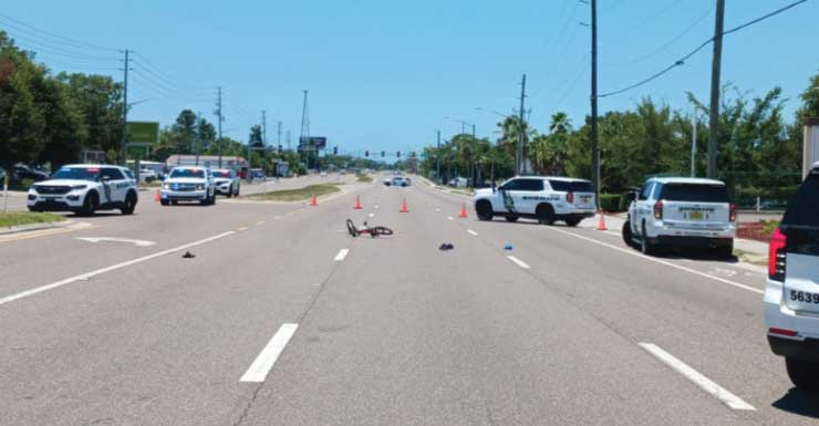 10-year-old on bicycle seriously injured after being struck by 2 vehicles in Hudson: FHP