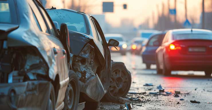 5 hospitalized after multi-vehicle crash in Lauderhill, fire rescue says
