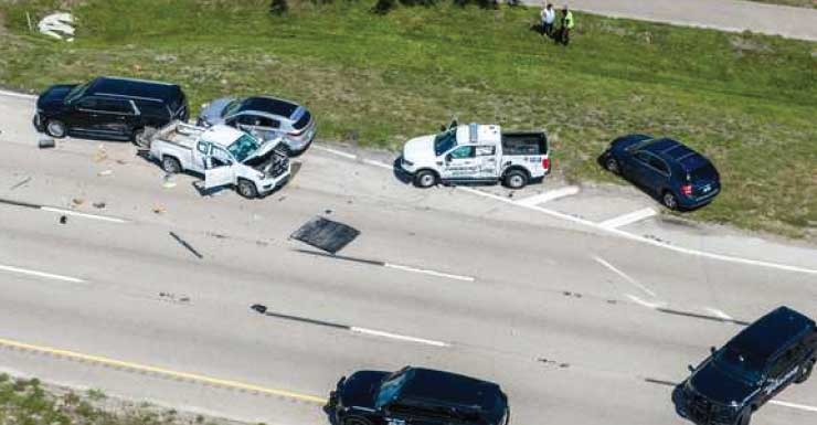 6 injured after multiple crashes on Colonial Blvd, 1 involving Fort Myers police patrol vehicle