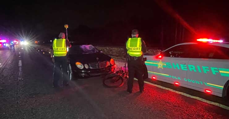Bicyclist killed in early morning crash on US-92 in Auburndale: PCSO